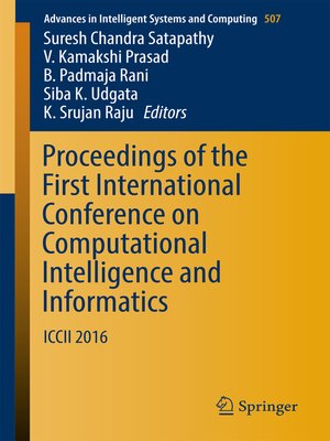 cover image of Proceedings of the First International Conference on Computational Intelligence and Informatics